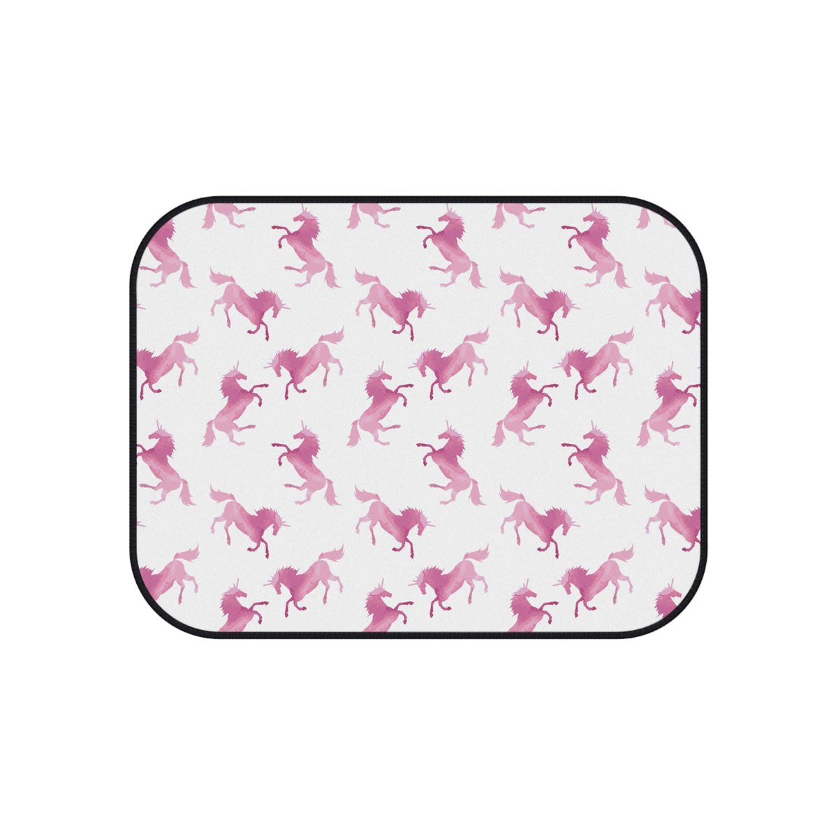 White pink unicorn car mats, product view 4