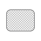 White polka dot car mats, product view 5