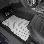 White polka dot car mats, product view 8