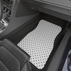 White polka dot car mats, product view 9